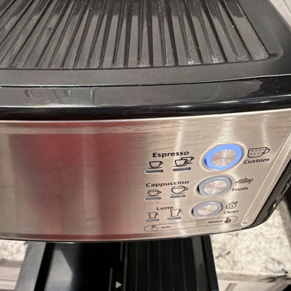 Mr. Coffee Café Barista 1040W Coffee Maker Stainless Steel Main Unit Only Works - Picture 3 of 9